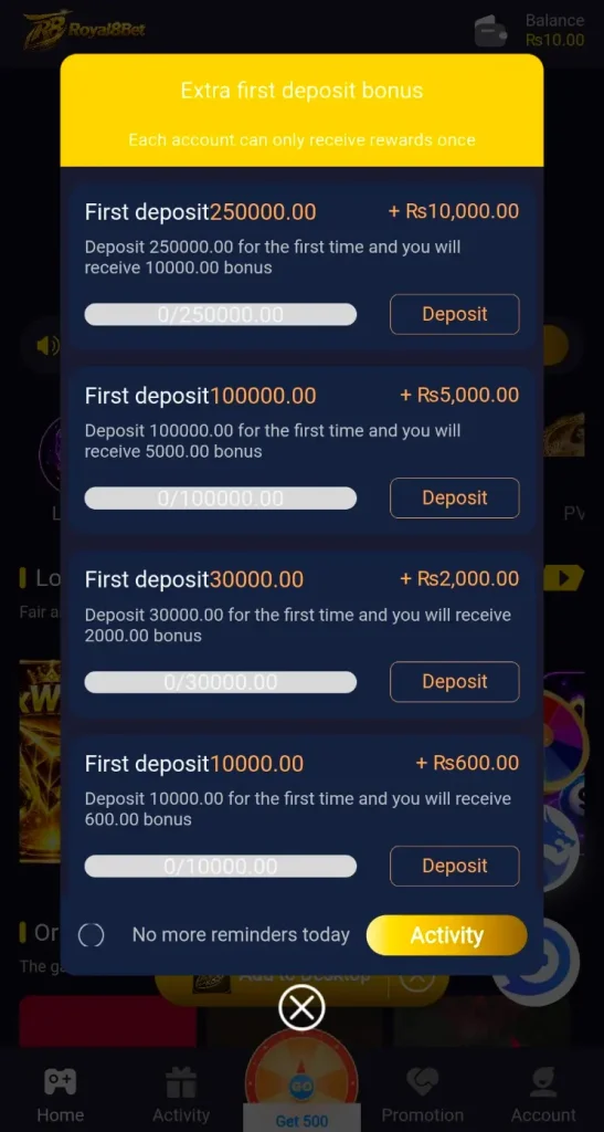Royal8Bet Game